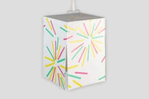 Frankfurter Lampion, gemustert