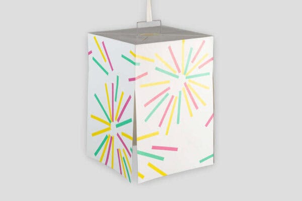 Frankfurter Lampion, gemustert